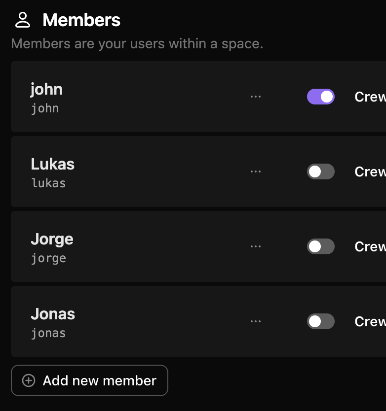 Members