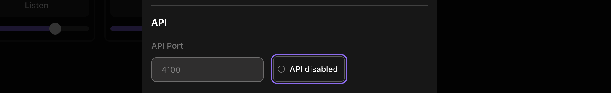 Panel API